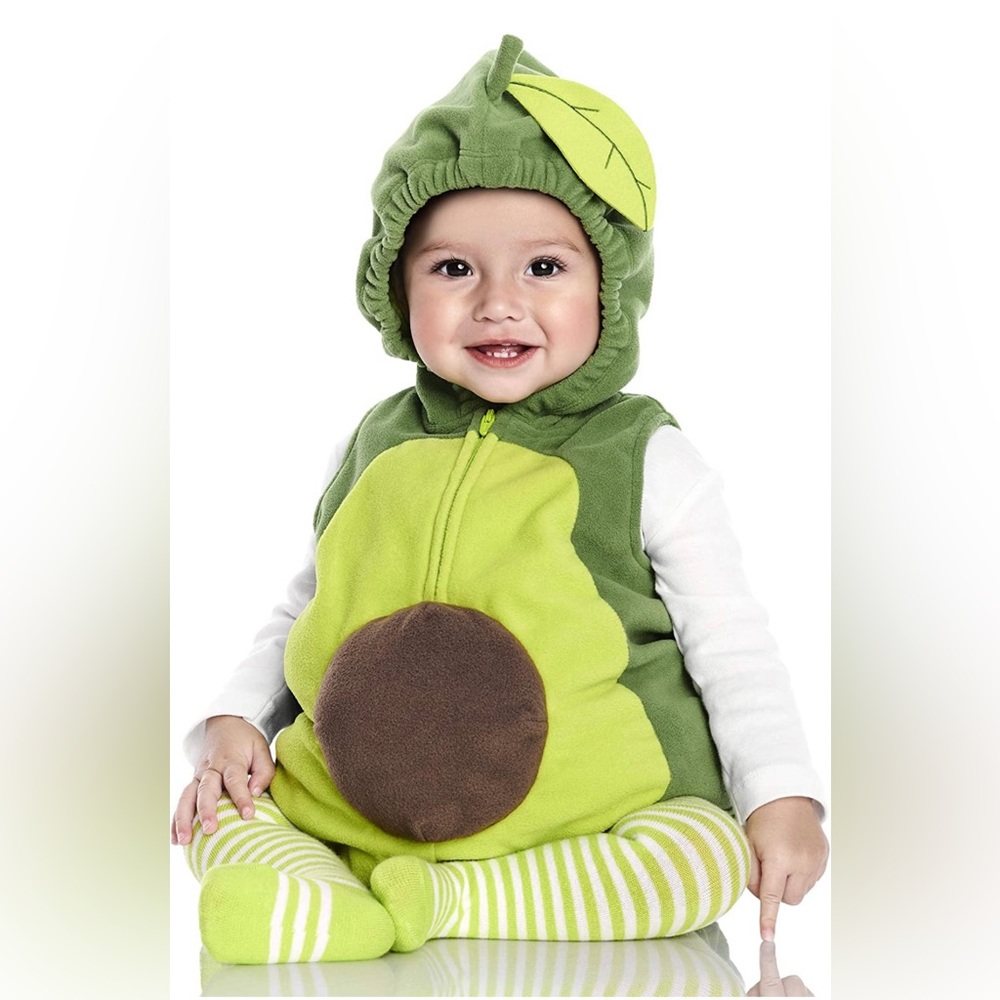24 mo. toddler avocado costume